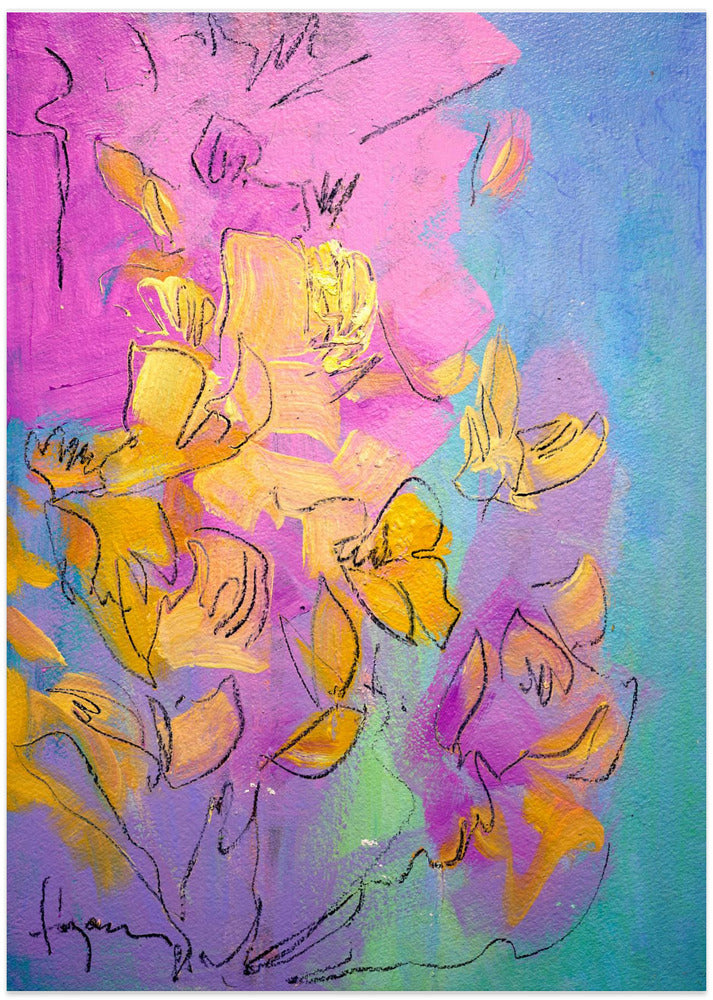 Vibrant Petals Dance