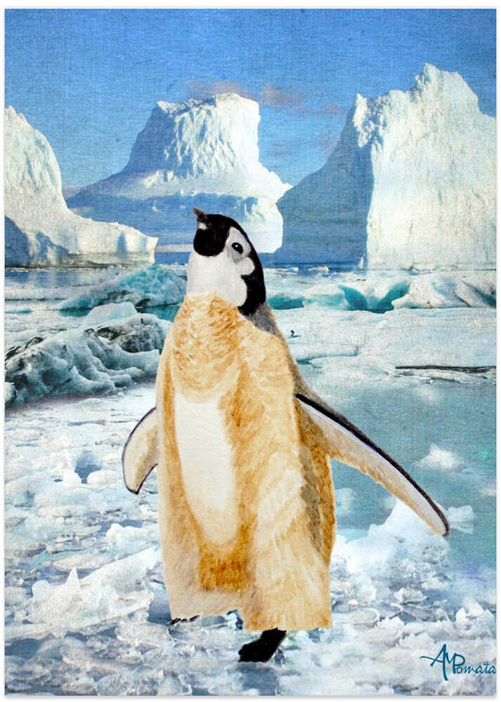 Penguin Chick In the Arctic