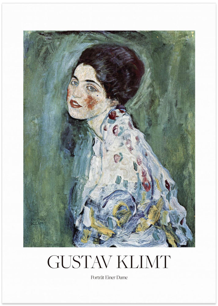 Porträt Einer Dame (1916–1917) Poster