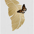Butterfly & Palm Leaf
