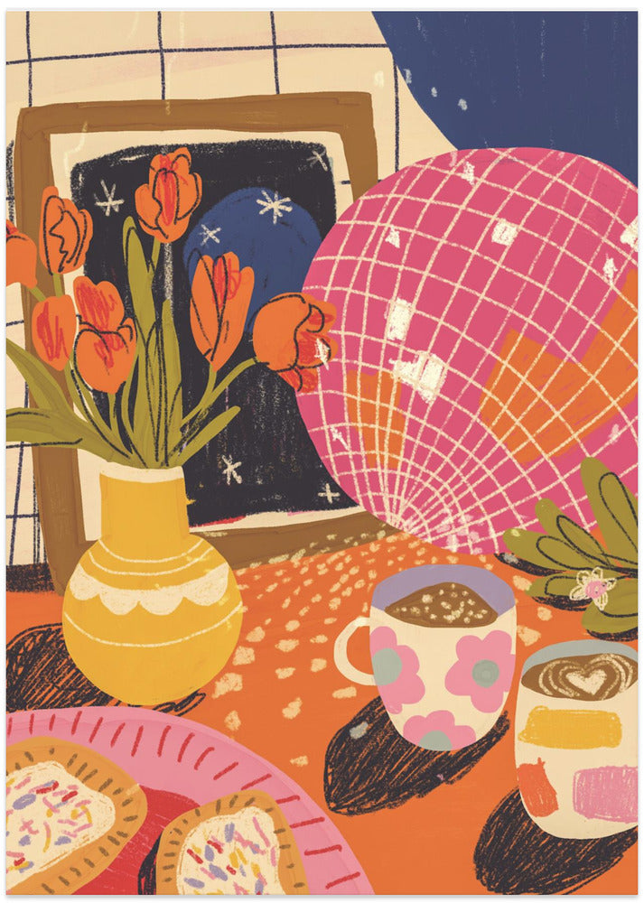 Art Prints of Disco tea II