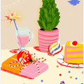 Art Prints of Holiday table