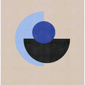 Abstract Blue Circle