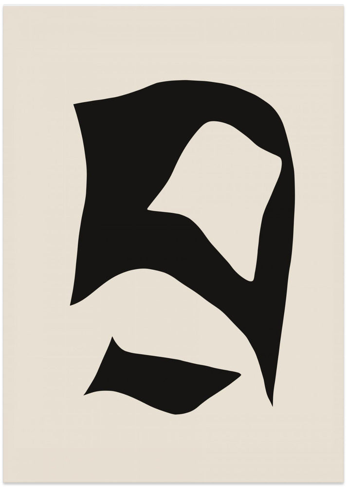 Distorted Black Cut Out