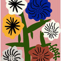 Stylized Flowers With Bold Colors