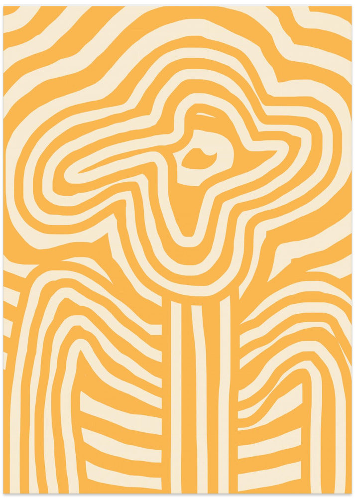 Yellow Striped Flower