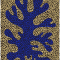 Blue and Yellow Coral pattern