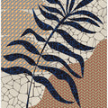 Palm Leaf Mosaic Design