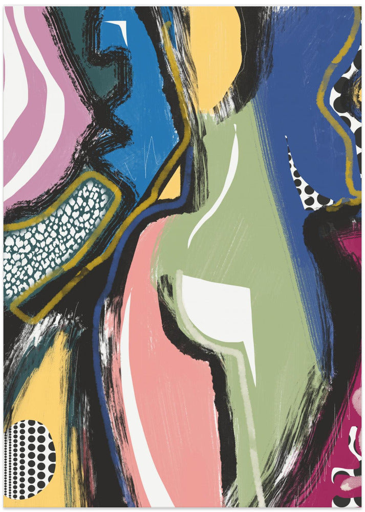 Colorful Abstract Bum