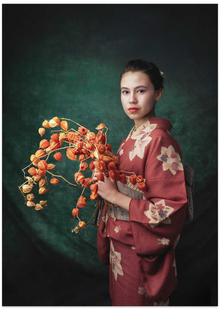 Girl In Kimono