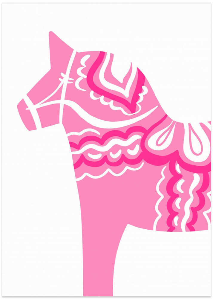 Pink Dala Silhouette