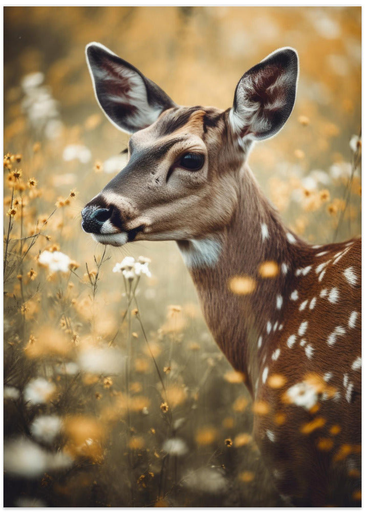 Doe in Wildflowers