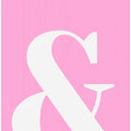 Pink Ampersand Charm