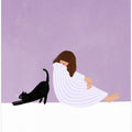 Girl and Cat