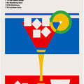 Art Prints of Cosmopolitan Bauhaus Cocktail
