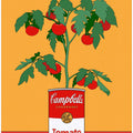 Art Prints of Campbells Soup Tomato Plant Retro Illustration