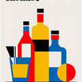 Bauhaus Wine Print