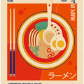 Art Prints of Ramen Japanese Food Print
