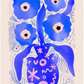 Blue Flowers Matisse Homage