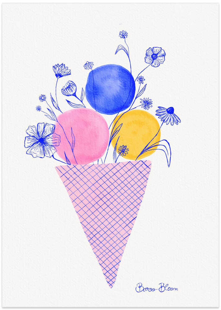 Ice Cream Flowers
