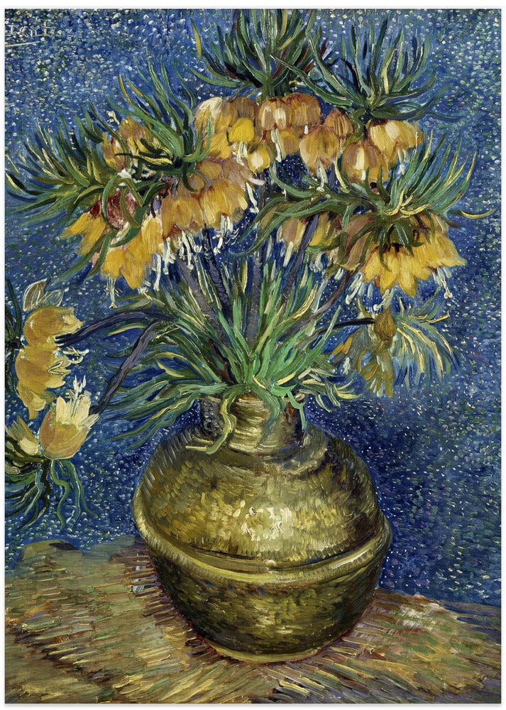 Vincent Van Gogh's Imperial Fritillaries In a Copper Vase (1887)