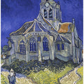 Vincent Van Gogh's the Church At Auvers (1890)