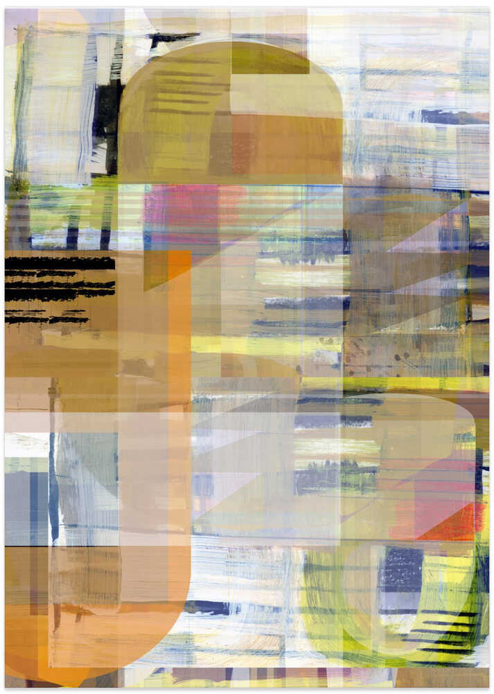 Yellow Ochre Abstract No4