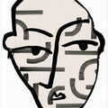 Art Prints of Pattern Head 1