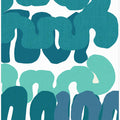 Art Prints of Blue Squiggles 3