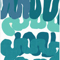 Art Prints of Blue Squiggles 2