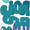 Art Prints of Blue Squiggles 1