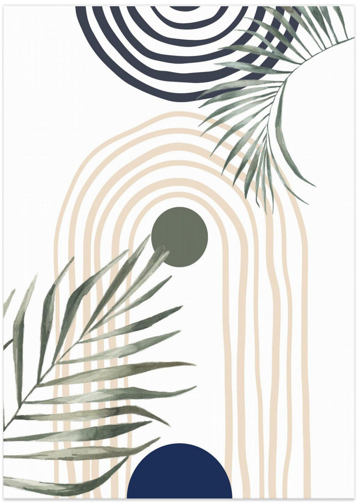 Art Prints of Boho Green Blue 3