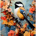 Art Prints of Chickadee bird animal