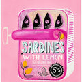 Art Prints of Sardines Tin Can Pink