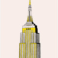 Art Prints of New York Skyscraper (Taxi Cab)