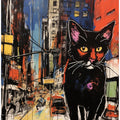Art Prints of Down Town Cat