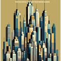 Art Prints of New York Skyline