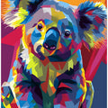 Art Prints of Koala WPAP
