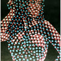 Art Prints of Woman in dots