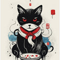 Art Prints of Cat & the bowl