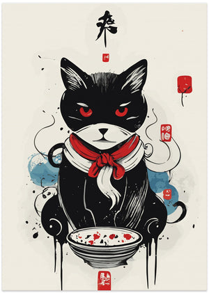 Art Prints of Cat & the bowl