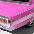 Art Prints of Vintage Pink 1965 Thunderbird