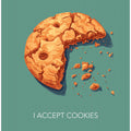 Art Prints of I Accept Cookies