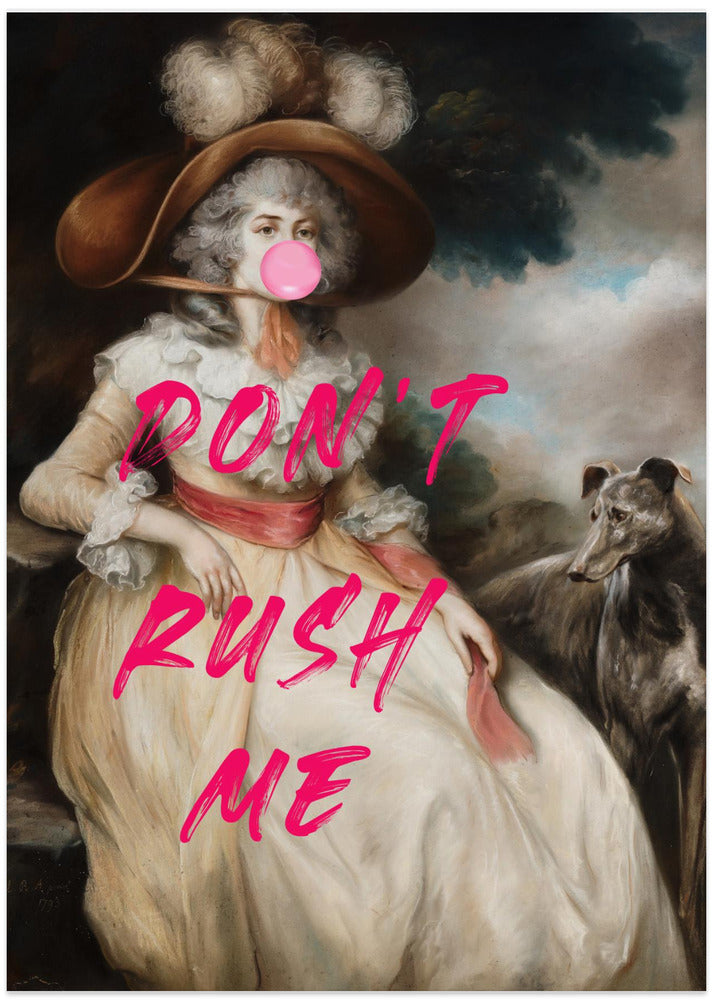 Don't Ruch Me / Altered Bubble Gum Collage