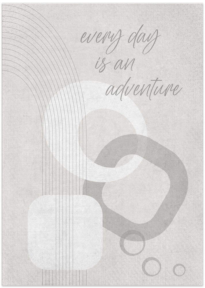 Art Prints of Mid-Century Modern - Every day is an adventure