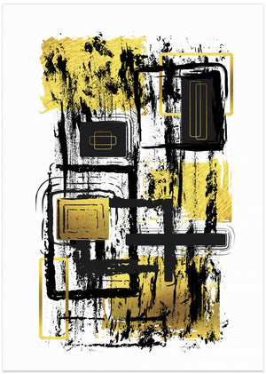 Art Prints of ABSTRACT ART Construction Plan