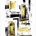 Art Prints of ABSTRACT ART Edgy Structures