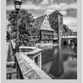 Art Prints of In focus: NUREMBERG Weinstadel, Water Tower, Hangman’s Bridge