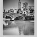 Art Prints of In focus: VERONA Ponte Pietra, Torre di Alberto & Santa Anastasia