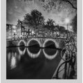 Art Prints of In focus: AMSTERDAM Idyllic nightscape from Keizersgracht